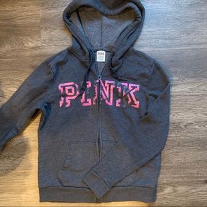 Victoria secret PINK zip up sweater